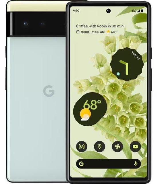 Google  Pixel 6 - 128GB - Sorta Seafoam - Excellent