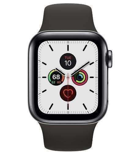 Apple Watch Series 5 Aluminum 40mm in Black in Excellent condition