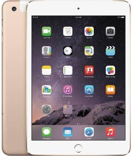 Apple iPad Mini 3 (2014) - 777GB - Gold - Cellular + WiFi - 1GB RAM - 7.9 Inch - Acceptable