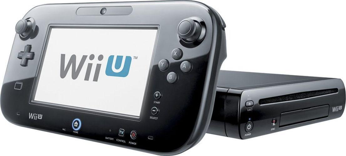 Nintendo  Wii U Gaming Console - 8GB - Black - Good