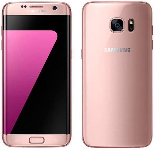 Samsung Galaxy S7 Edge - 32GB - Pink Gold - Dual Sim - Fully Unlocked - Acceptable