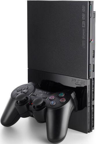 Sony  PlayStation 2 Slim Gaming Console - Black - Excellent